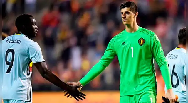 Romelu Lukaku y Thibaut Courtois son los principales referentes en los 'Red Devils'