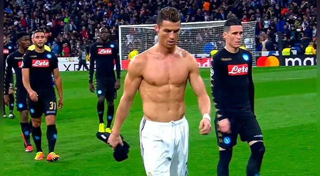 Cristiano Ronaldo, tras un Real Madrid-Napoli en el Santiago Bernabéu. Cristiano Ronaldo, tras un Real Madrid-Napoli en el Santiago Bernabéu.