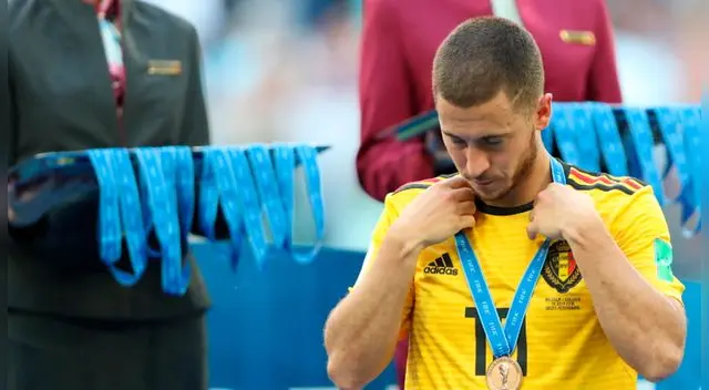 Eden Hazard se autoevaluó como el mejor jugador del Mundial Rusia 2018. Foto: EFE Eden Hazard se autoevaluó como el mejor jugador del Mundial Rusia 2018. Foto: EFE