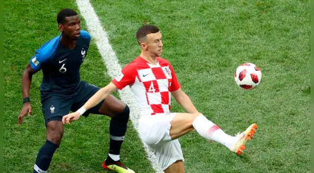 Ivan Perisic anotó un golazo para poner el empate en la final del Mundal. Foto: EFE Ivan Perisic anotó un golazo para poner el empate en la final del Mundal. Foto: EFE