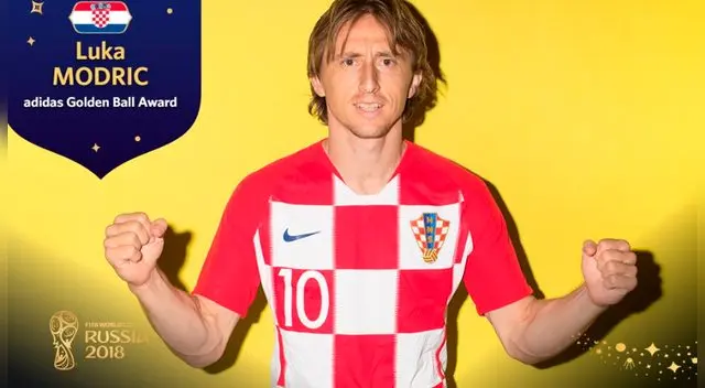 El futbolista croata fue elegido el mejor jugador del Mundial Rusia 2018. El futbolista croata fue elegido el mejor jugador del Mundial Rusia 2018.