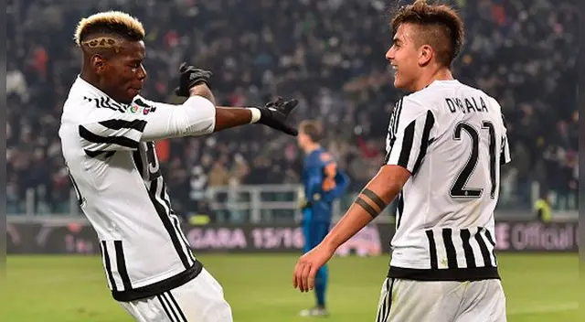 Paulo Dybala y Paul Pogba celebrando un gol en la Juventus. | Foto: EFE Paulo Dybala y Paul Pogba celebrando un gol en la Juventus. | Foto: EFE