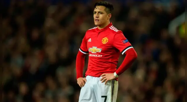 El chileno anotó su primer gol con el Manchester United el 3 de febrero frente al Huddersfield Town FC.