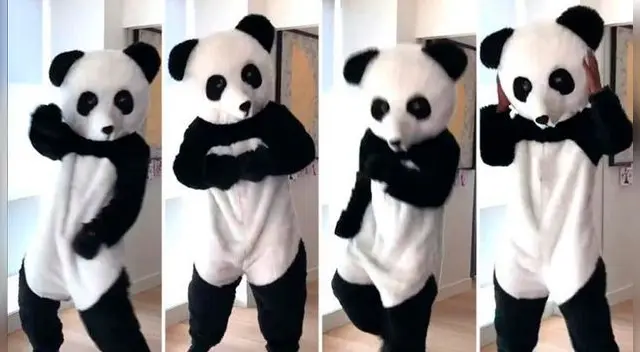 Jugador francés celebró el título de su país bailando vestido de panda [VIDEO]