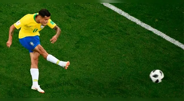 Philippe Coutinho (BRA), gol a Suiza. Philippe Coutinho (BRA), gol a Suiza.
