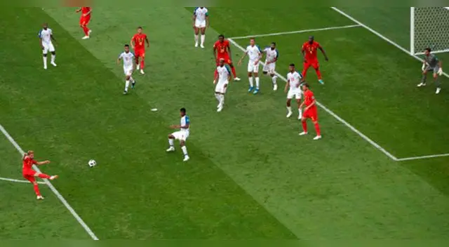 Dries Mertens (BEL), gol contra Panamá. Dries Mertens (BEL), gol contra Panamá.