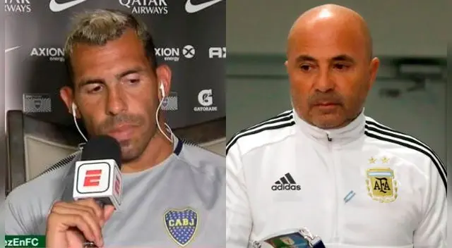 Carlos Tévez reveló el gran error de Jorge Sampaoli para el Mundial Rusia 2018