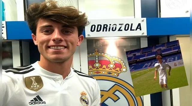 Real Madrid Club de Fútbol: En el Estadio Santiago Bernabéu se vio la magia de Álvaro Odriozola quien es nuevo jugador del Real Madrid.