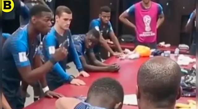 Previo al partido de la final Paul Pogba reunió a sus compañeros para decirle que estaba a '90 minutos de hacer historia'. Previo al partido de la final Paul Pogba reunió a sus compañeros para decirle que estaba a '90 minutos de hacer historia'.