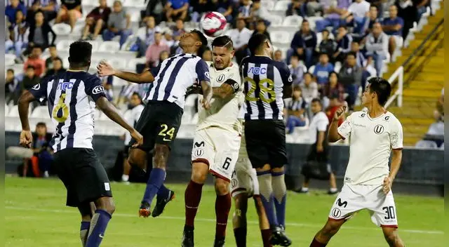 Universitario y Alianza Lima en un clásico en Matute. Universitario y Alianza Lima en un clásico en Matute.