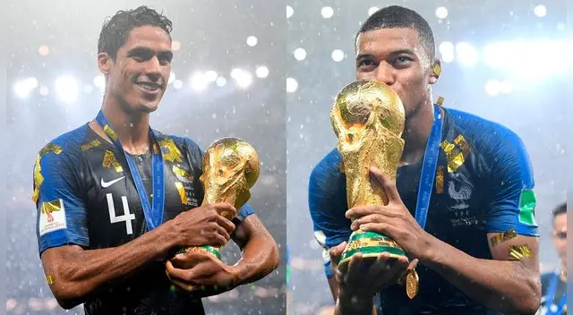 Raphael Varane y Kylian Mbappé. Raphael Varane y Kylian Mbappé.