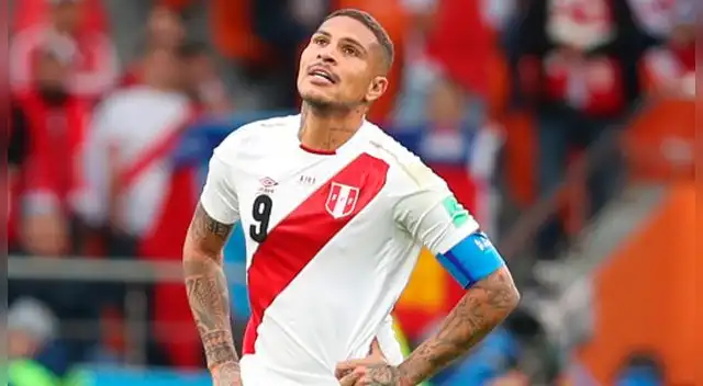Paolo Guerrero se lamenta la eliminación de Perú del Mundial Rusia 2018