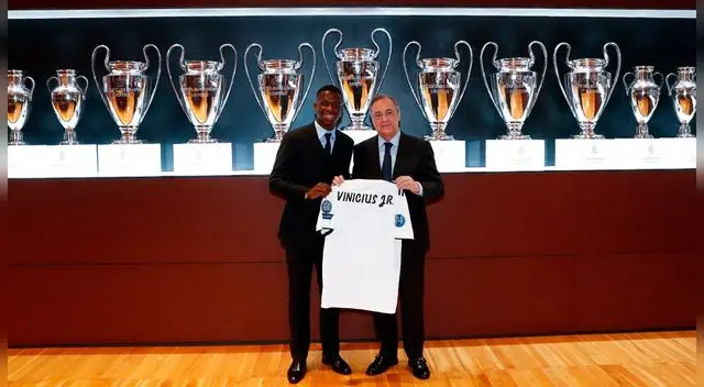 Vinicius Junior fue presentado de manera oficial en el Real Madrid. Foto: @realmadrid