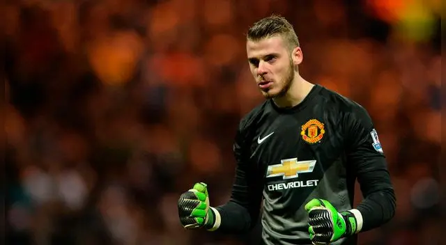 David De Gea podría renovar su vínculo en el Manchester United en las próximas horas. Foto: EFE
