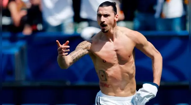 Zlatan Ibrahimovic anotó golazo con LA Galaxy. Zlatan Ibrahimovic anotó golazo con LA Galaxy.