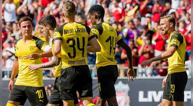 Borussia Dortmund logra su segunda victoria en el torneo. Recordemos que antes venció al Manchester City por 1-0. | Foto: Borussia Dortmund