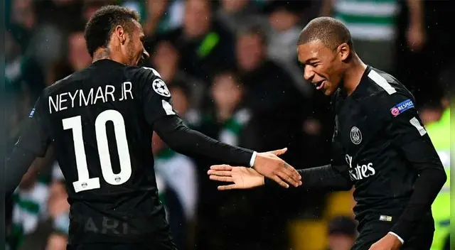 Neymar contento por Mbappe y su fantástico Mundial de Rusia 2018 donde fue campeón