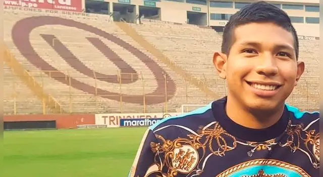 Edison Flores posa en el Estadio Monumental, con la "U" de fondo. Edison Flores posa en el Estadio Monumental, con la "U" de fondo.