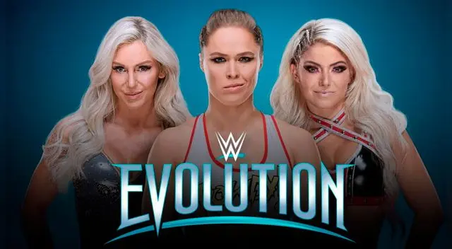 En Monday Night Raw, Evolution, el primer evento PPV femenino de WWE.