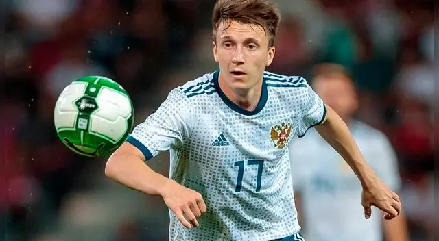 Aleksandr Golovin, durante el Mundial Rusia 2018. Aleksandr Golovin, durante el Mundial Rusia 2018.