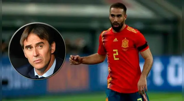 Daniel Carvajal no cree que Julen Lopetegui haya sido el culpable del fracaso de la selección de España en el Mundial. Foto: Difusión Daniel Carvajal no cree que Julen Lopetegui haya sido el culpable del fracaso de la selección de España en el Mundial. Foto: Difusión