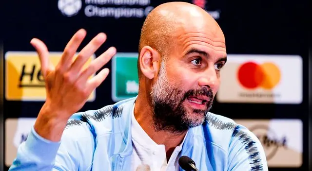 Guardiola antes dirigió al Barcelona y Bayern Múnich. 