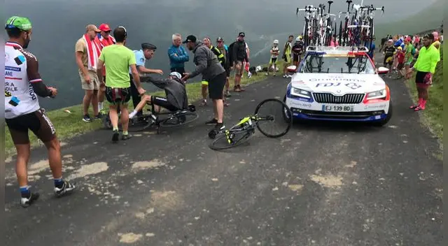 Es el segundo gran incidente en este actual Tour de Francia