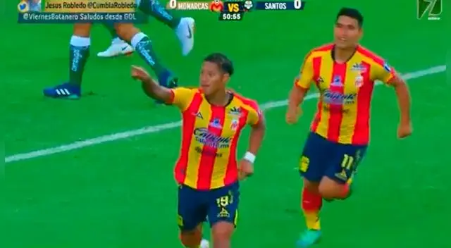 Ray Sandoval anotó su primer gol con Morelia en la Liga MX Ray Sandoval anotó su primer gol con Morelia en la Liga MX