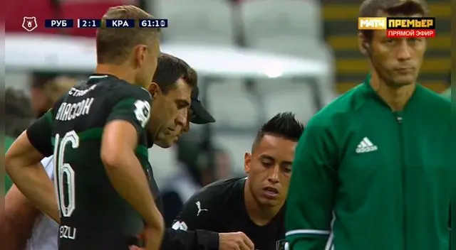 Krasnodar vs Rubin Kazan: Christian Cueva debutó en la Liga Premier de Rusia
