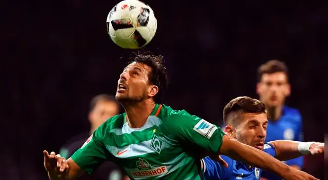 Claudio Pizarro: el último gol que hizo con Werder Bremen [GOL] 