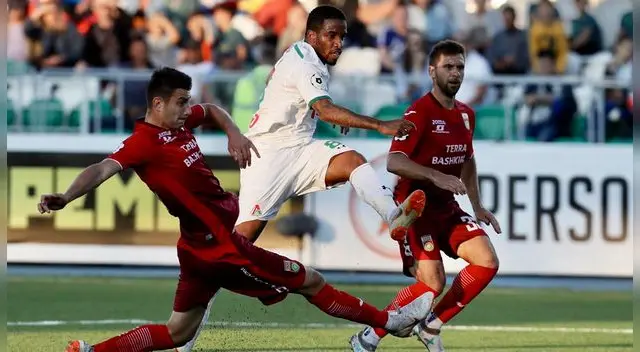 Jefferson Farfán con Lokomotiv debutó con empate ante UFA en la Liga de Rusia 