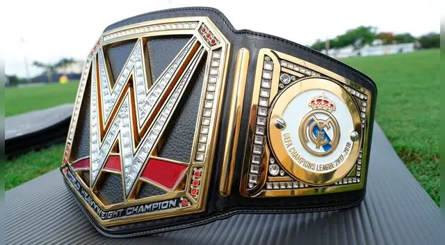 Real Madrid recibió el título de campeón de la WWE Real Madrid recibió el título de campeón de la WWE