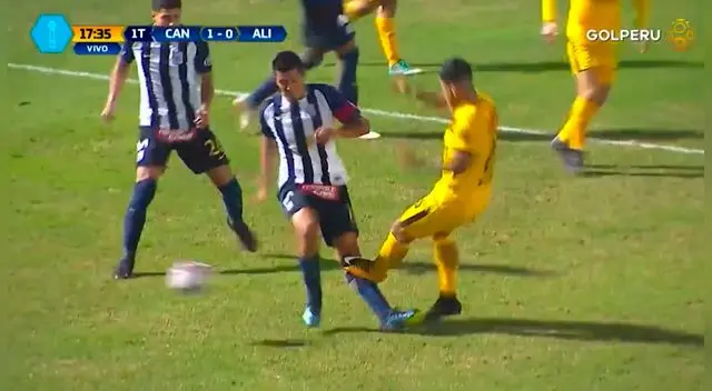 En el Alianza Lima vs Cantolao, Rinaldo Cruzado recibió una asesina falta en el Torneo Apertura 2018. En el Alianza Lima vs Cantolao, Rinaldo Cruzado recibió una asesina falta en el Torneo Apertura 2018.
