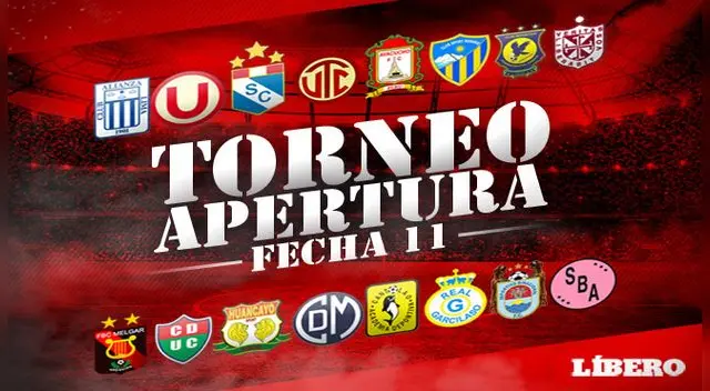 Torneo Apertura 2018: programación, resultados y tabla de posiciones de la fecha 11
