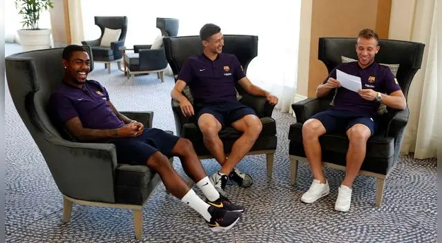 Barcelona: Arthur, Malcom y Lenglet opinaron con admiración sobre Ernesto Valverde │ VIDEO