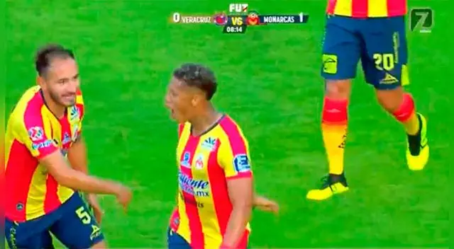 Ray Sandoval marcó un golazo contra Veracruz.