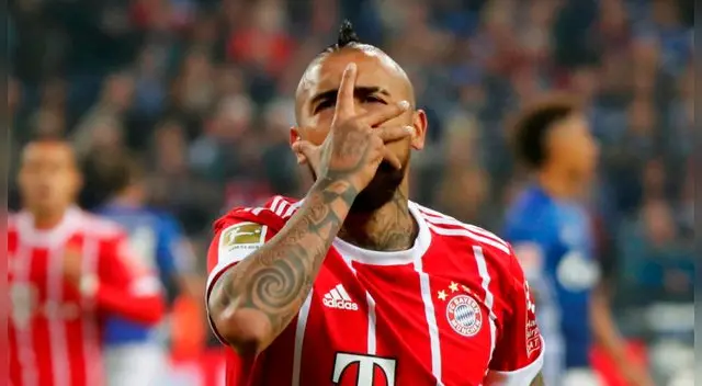 Arturo Vidal sumó 22 goles con la camiseta del Bayern Múnich.