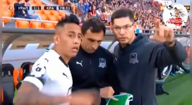 Christian Cueva ayudó a que el Krasnodar venza de visita por 2-1 al Ural | Video