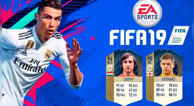 FIFA 19: Se desvelaron más íconos en el videojuego: Johan Cruyff, Clarence Seedorf, Claude Makélélé, Steven Gerrard, Raúl Gonzáles, Frank Lampard, Eusébio y Rivaldo