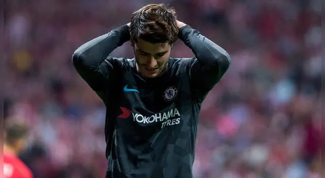 Álvaro Morata es duramente criticado tras derrota del Chelsea.