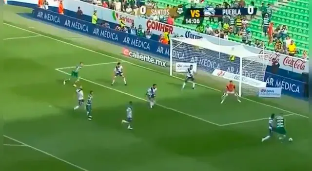 Anderson Santamaria realizó monumental salvada en partido de Puebla. Anderson Santamaria realizó monumental salvada en partido de Puebla.
