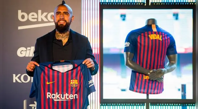 Arturo Vidal fue presentado en Barcelona y asegura que sueña con ganar tres Champions League | VIDEO
