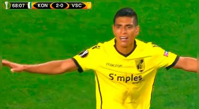 El peruano anotó el tanto del descuento a los 74' de juego tras un buen centro de su compañero. El peruano anotó el tanto del descuento a los 74' de juego tras un buen centro de su compañero.