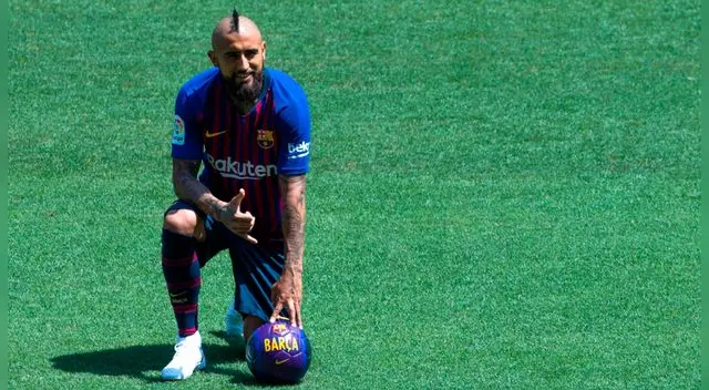 Arturo Vidal podrá debutar con Barcelona en la Supercopa de España. Foto: EFE