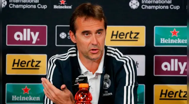 Julen Lopetegui habló sobre el futuro de Luka Modric y Mateo Kovacic. Foto: EFE