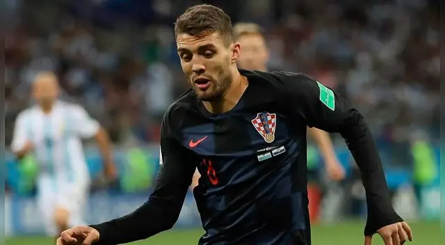 Mateo Kovacic, durante un partido de Croacia en el Mundial Rusia 2018.