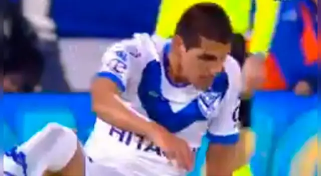Luis Abram originó el penal del 2-0 de Vélez ante Newell's