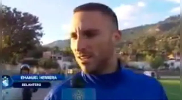 Sporting Cristal: Emanuel Herrera y su imperdible reacción cuando le cortaron una entrevista en vivo Sporting Cristal: Emanuel Herrera y su imperdible reacción cuando le cortaron una entrevista en vivo