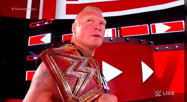 WWE Raw: Roman Reigns fue atacado por Brock Lesnar previo al SummerSlam 2018.