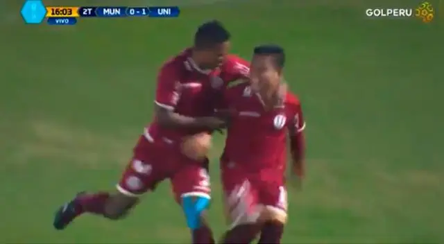 Javier Núñez anotó su primer gol con Universitario en Primera División